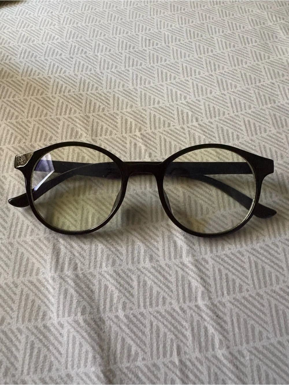 Amazon Women’s Round Blue light Glasses Set - Clear, Black & Pink Frames